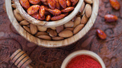 spicy honey glazed nuts