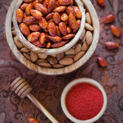 spicy honey glazed nuts