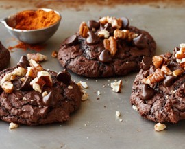 Spicy Hot Chocolate Brownie Cookies