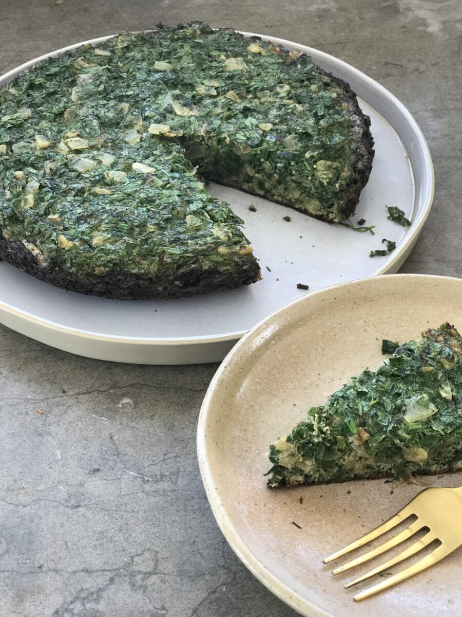 Spicy Kuku Sabzi