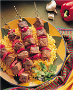 Spicy Portuguese Beef Steak Kabobs