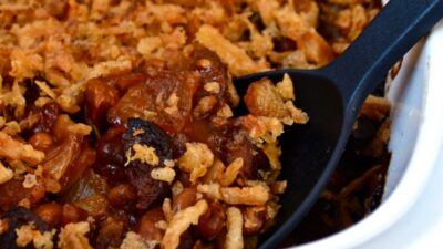 Spicy Sausage and Baked Beans