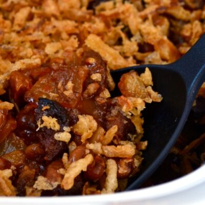 Spicy Sausage and Baked Beans