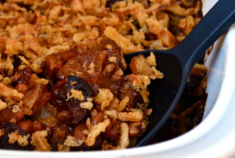 Spicy Sausage and Baked Beans