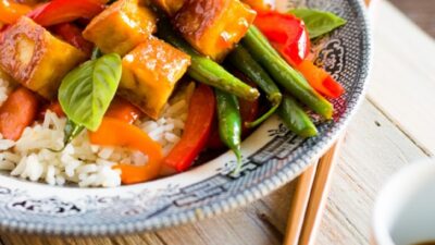 Spicy Sweet Tofu Stir Fry