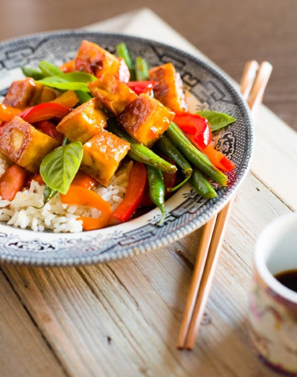 Spicy Sweet Tofu Stir Fry