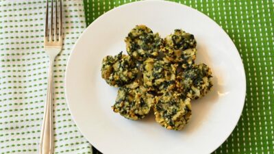 spinach and artichoke mini kugels