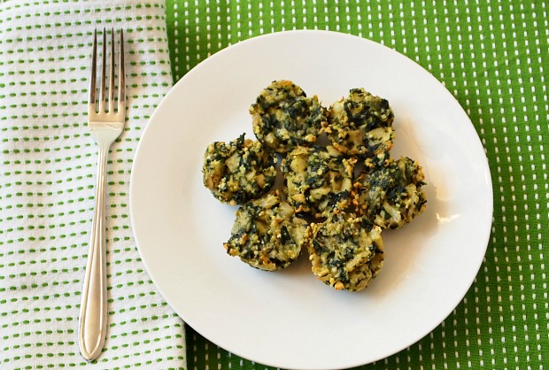 spinach and artichoke mini kugels