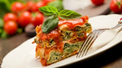 spinach lasagna