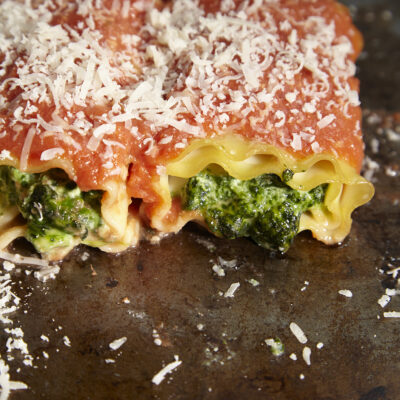 spinach lasagna rolls