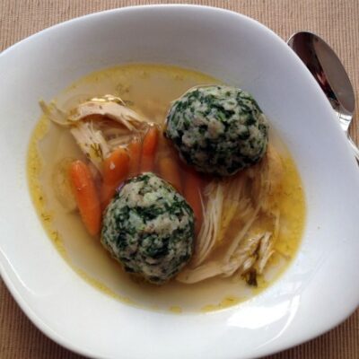 spinach matzo balls