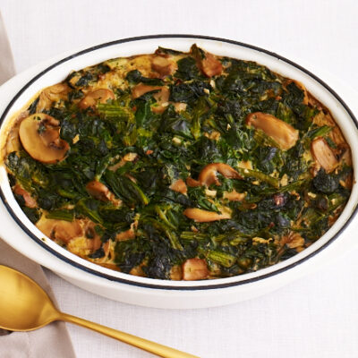Spinach Mushroom Kugel
