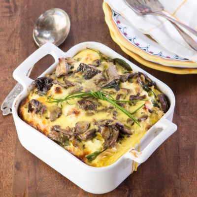 Spinach Noodle Kugel