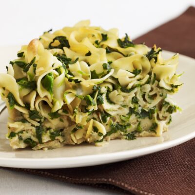 Spinach Noodle Kugel