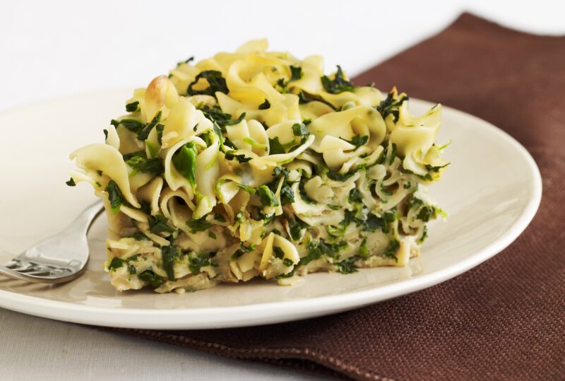 Spinach Noodle Kugel