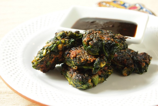 spinach pakora