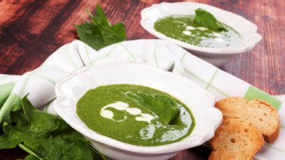 spinach potato soup