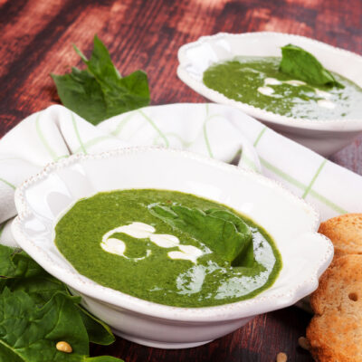 spinach potato soup