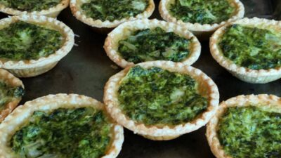 PARVE SPINACH PIES