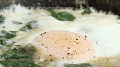 Spinach Shakshuka