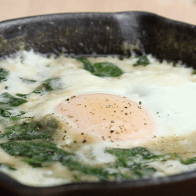 Spinach Shakshuka
