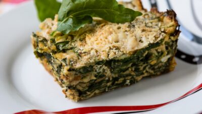 Spinach & Cheese Soufflé