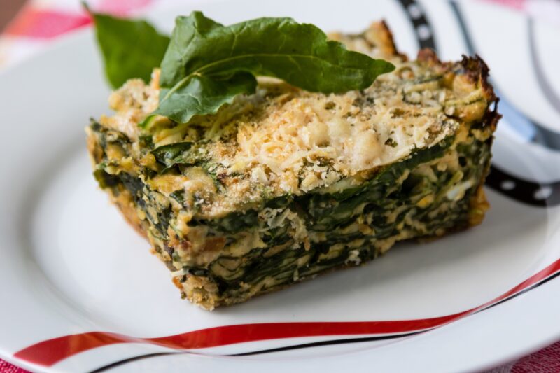 Spinach & Cheese Soufflé