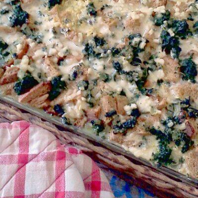 spinach strata
