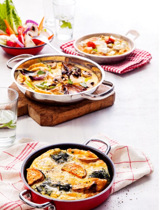Spinach-Sweet Potato Frittata
