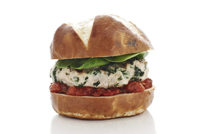 Spinach Turkey Burger