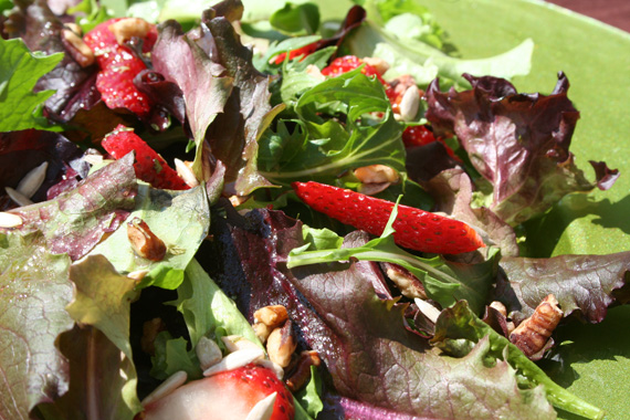 Springtime Salad with Maple Vinaigrette