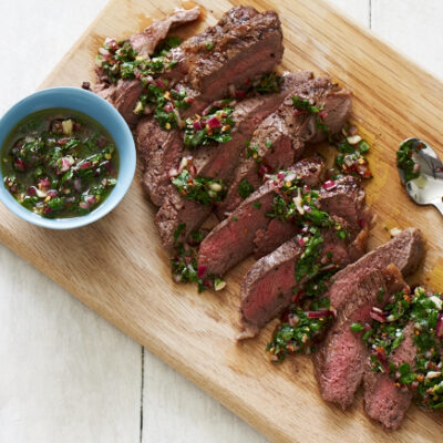 steak with chimichurri