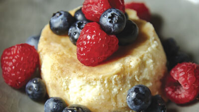 Steamed Meyer Lemon Ricotta Cakes Pg. 53