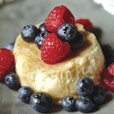 Steamed Meyer Lemon Ricotta Cakes Pg. 53