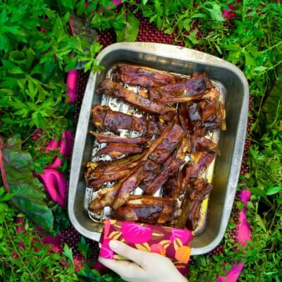 sticky lamb ribs