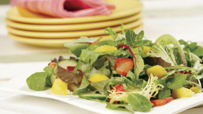 Strawberry and Mango Salad with Citrus Vinaigrette