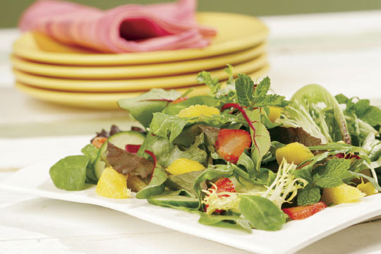 Strawberry and Mango Salad with Citrus Vinaigrette