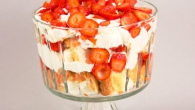 strawberry Angel Trifle