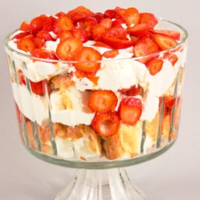 strawberry Angel Trifle