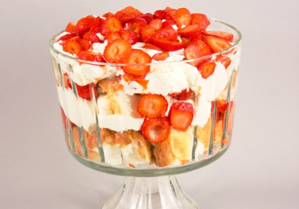 strawberry Angel Trifle