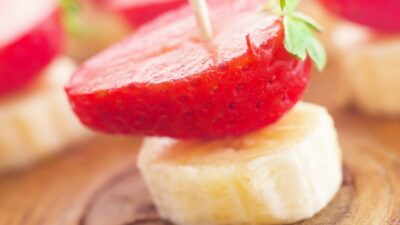 Strawberry-Banana Yogurt Ices