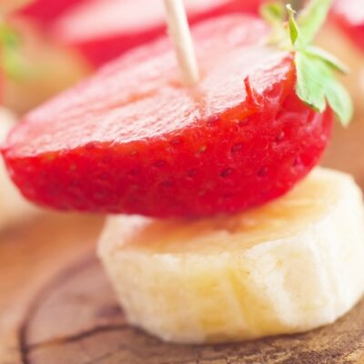 Strawberry-Banana Yogurt Ices
