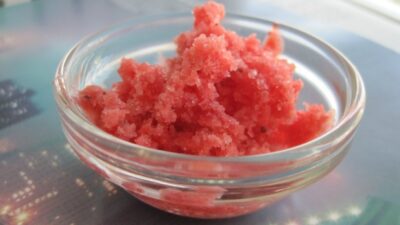 Strawberry Coconut Granita