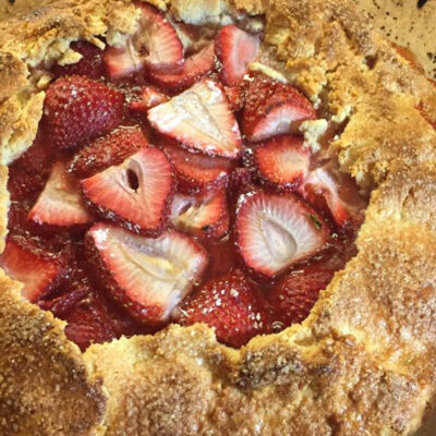 strawberry galette