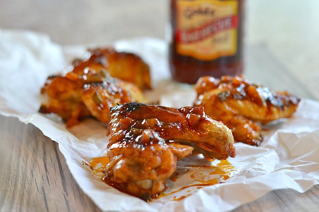 Strawberry Jalapeno BBQ Chicken Wings