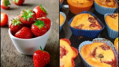 strawberry muffins