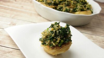 Stuffed Artichoke Bottoms