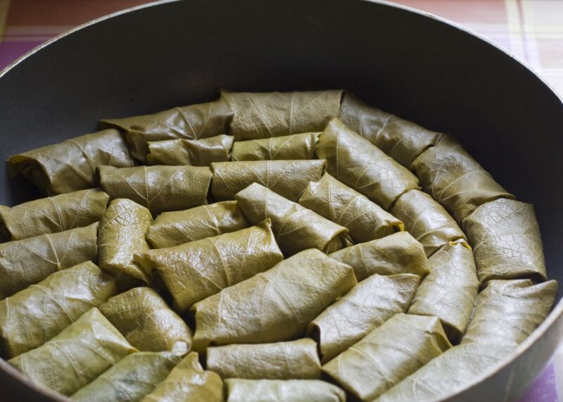 stuffed grape leaves