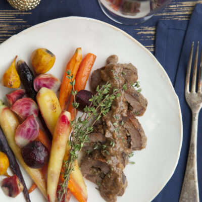 Stuffed roll of beef