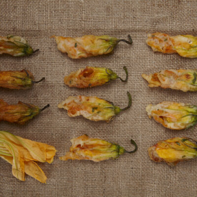 stuffed squash blossoms